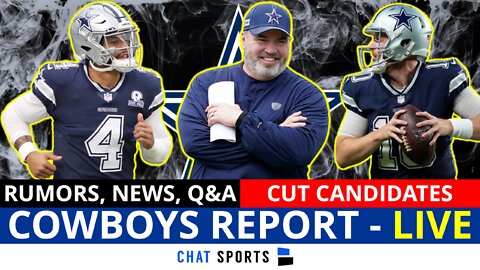 Cowboys Report LIVE: Tyron Smith Injury, Trade & Cut Candidates, Dak Prescott And Mike McCarthy