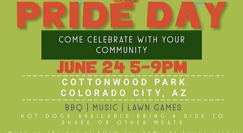 🚫⚠️ PRIDE DAY 🏳️‍🌈, COLORADO CITY, AZ. ⚠️🚫 #red #state #june #pride #pridemonth