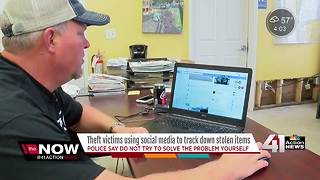 Theft victims turn to social media
