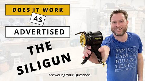 What Is A Siligun? Does It Work As Advertised? Should You By A Siligun Caulk Gun | Tool Review