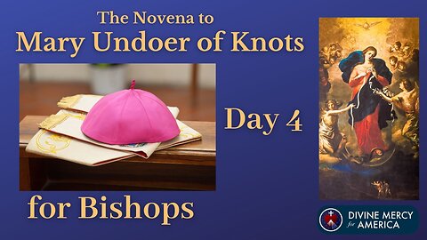 Day 4 Novena to Mary Undoer of Knots - Praying for Our Bishops - Pray with Words on Screen