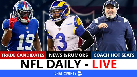 NFL Daily LIVE: Latest NFL Rumors. News, Trade Candidates & Head Coach Hot Seat