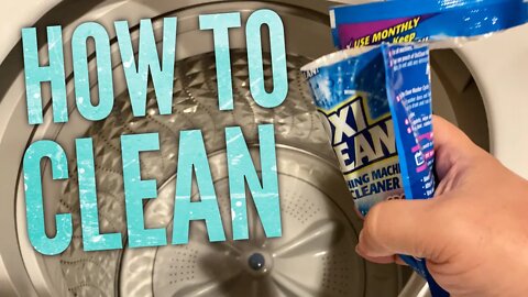 HOW TO CLEAN YOUR WASHING MACHINE