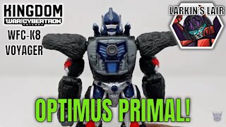 Transformers Kingdom Voyager Optrimus Primal Review WFC-K8 (Retail Release), Larkin's Lair