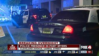 Police presence in Fort Myers area overnight
