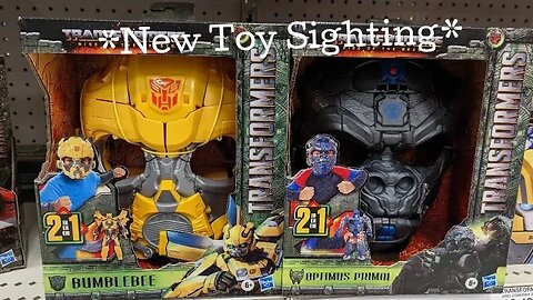 Transformers Rise of the Beast - Primal & Bee helmet, Battle Masters, Battle Chargers *Toy Sighting*