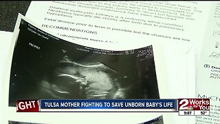 Tulsa mother fighting to save unborn baby's life