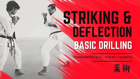 Striking & Deflection Simple Intro Drilling • Jujutsu (jiu-jitsu / jujitsu) & Karate || Atemi Kumite