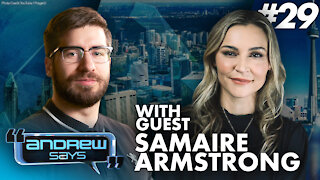 “Hollywood is designed to control narrative" – Samaire Armstrong on Andrew Says #29