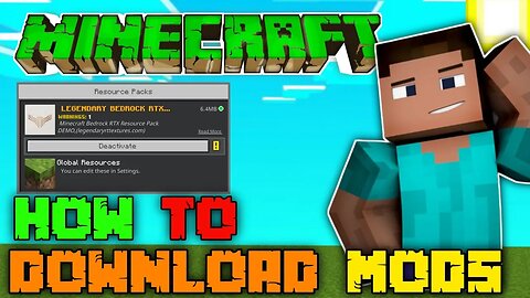 HOW TO DOWNLOAD MODS IN MCPE