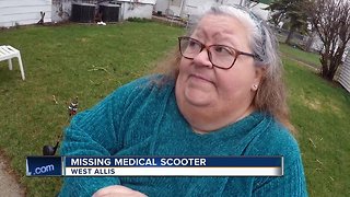 West Allis Police search for stolen medical scooter