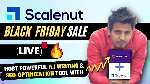 Scalenut Black Friday Sale Live🔥- Most Powerful A.i Writing & SEO Tool (UPTO 70% DISCOUNT)