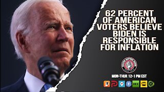 🤣 62 Percent of American Voters Believe Biden Is Responsible for Inflation