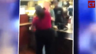 McDonald's Manager Caught on Camera Attacking Allegedly Abusive Customer