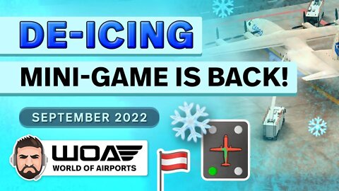 Deicing is back RIGHT NOW in World of Airports!