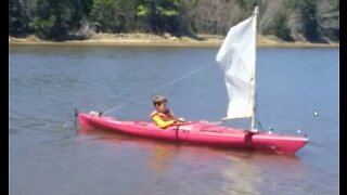 Kayak Sailing - DIY/Homemade Sail Rigs