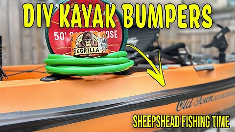 HOW To Protect Your Kayak Hull This Sheepshead Season - Cheap Kayak Bumpers