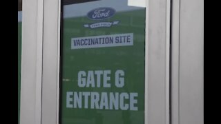 Mass COVID-19 vaccination site opens today at Ford Field