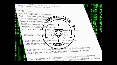 Tips rapidos de VBscript / manipulando archivos