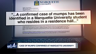 Confirmed case of mumps reported at Marquette University