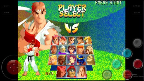 How to play STREET FIGHTER ALPHA 2 on Android Arcade Version