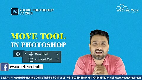 Move Tool-How to Make the BEST use of the Move Tool in Photoshop for Beginners in Urdu /Hindi