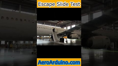 Watch How Air Astana #Airbus #A321 Emergency Slide Shooting #Aviation #Flying #AeroArduino