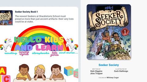 Seeker Society Book 1 - Comics for kids