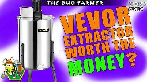 Reviewing the #VEVOR two-frame honey extractor | Value priced honey extractor #vevorhoneyextractor