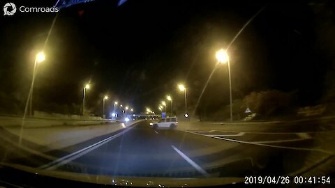 Intoxicated Driver Crashes Into Divider