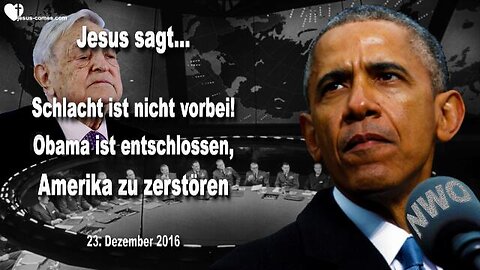 23.12.2016 ❤️ Obama ist entschlossen, Amerika zu zerstören...Die Schlacht ist nicht vorbei