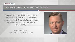 Federal judge may rule on Trump's Wisconsin lawsuit as soon as Friday