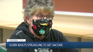 Frustration for those 65 plus trying to get vaccinated