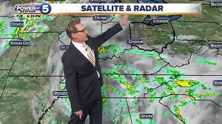 Tuesday evening weather