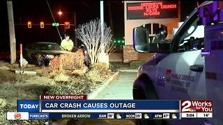 Car crash cause power outage near 101st Memorial