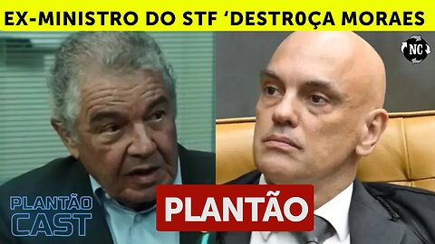 Ex-ministro do STF ‘DESTR0ÇA Alexandre de Moraes. O ex-decano, Marco Aurélio deu entrevista à rádio
