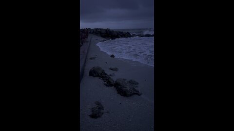 Waves & Wind Post Storm #WinterStorm #FYP #MarcoIsland #CapeMarco #SouthBeach #4K