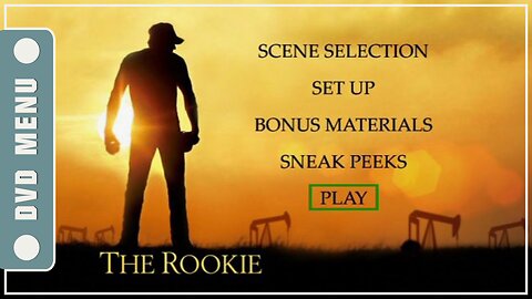 The Rookie - DVD Menu