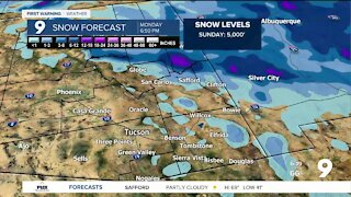 A cold front arrives for Valentine's Day