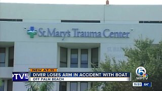 Diver loses an arm in accident with boat off Palm Beach