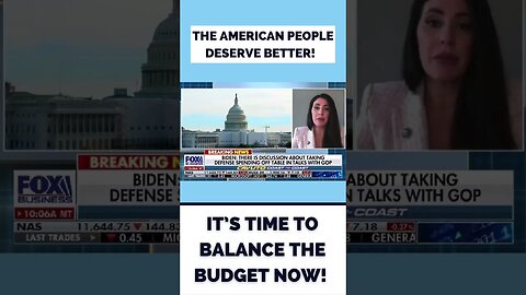 The American People Deserve Better