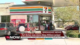 20-year-old Port Richey man claims $450 million MEGA MILLIONS jackpot