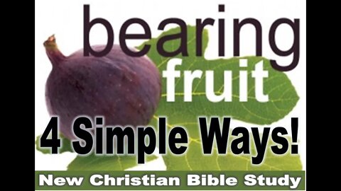 4 Simple Ways Christians Can Bear More Fruit - Christian Bible Study