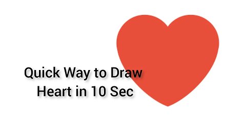 10 Sec Heart || illustrator CC || Tutorial || Follow your Heart