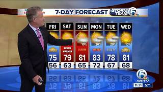 Latest Weather Forecast 11 p.m. Wednesday