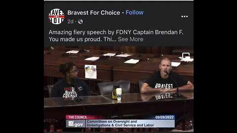 FDNY Captain Brendan Fogarty “Bravest for Choice”