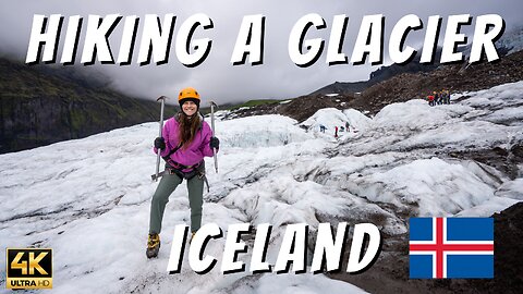 HIKING A GLACIER IN ICELAND | Falljökull Glacier Adventure, 4K Drone Footage, Things To Do