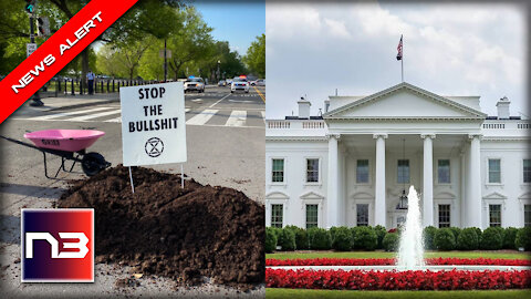 CRAPPY SITUATION at the White House as Leftists Dump Piles of Manure to Protest Biden’s Climate Plan