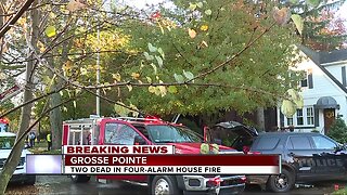 2 die in house fire in Grosse Pointe