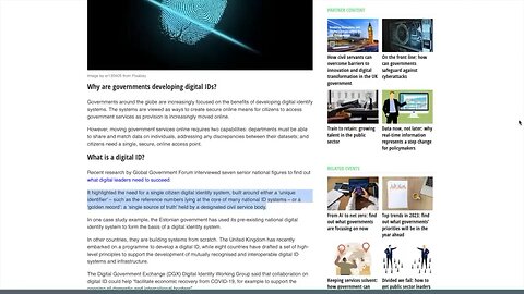 DIGITAL ID is all about control As laid out under SDG 16